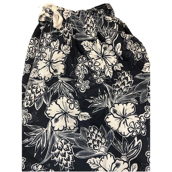 Swim Shorts 40-42 XL Resort Wear Hippie Beach Lounge Dad 90s Swim Trunks Blue - Picture 2 of 9